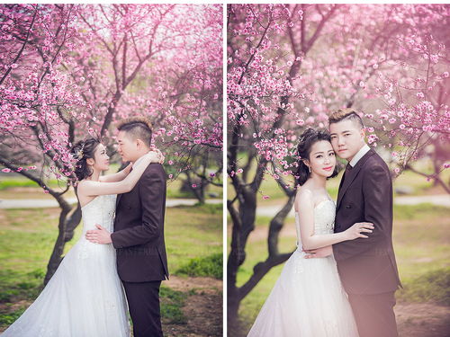 一帘轻纱 · 半面烟雨 武汉婚摄中的婉约清新情韵